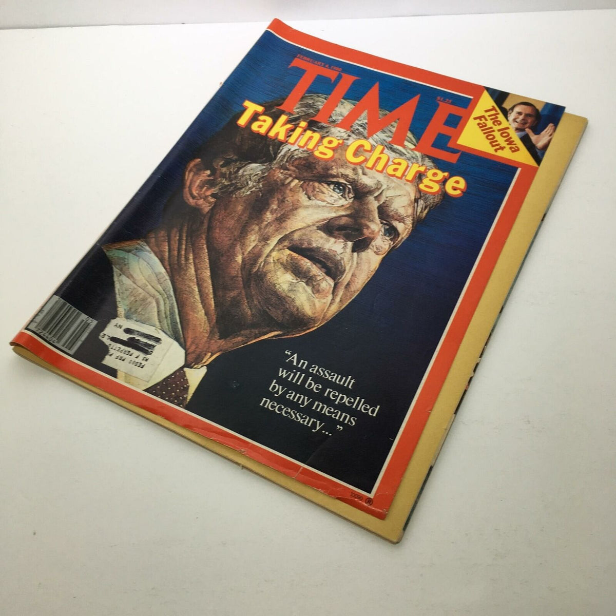 Cover of Time Magazine February 4, 1980: Taking Charge, featuring a powerful portrait and a notable quote from the article.