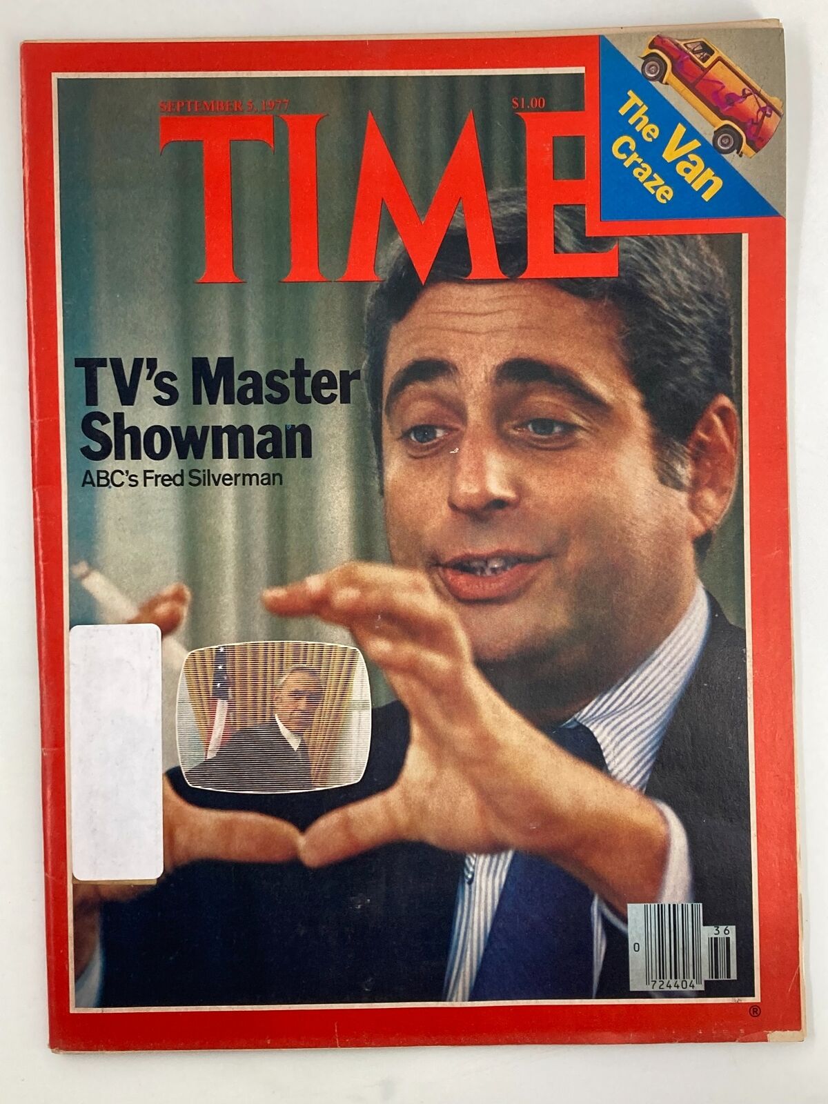 Vintage Time Magazine September 5 1977 TV Master Showman ABC's Fred Silverman