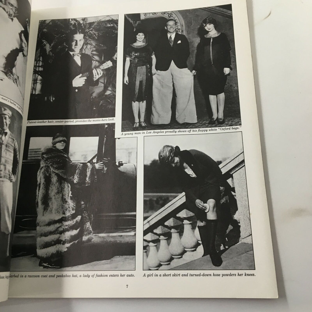 Fashion images from the 1920s included in '1988 Time Life Books 1920 - 1930 The Fabulous Century', depicting vintage attire and styles.
