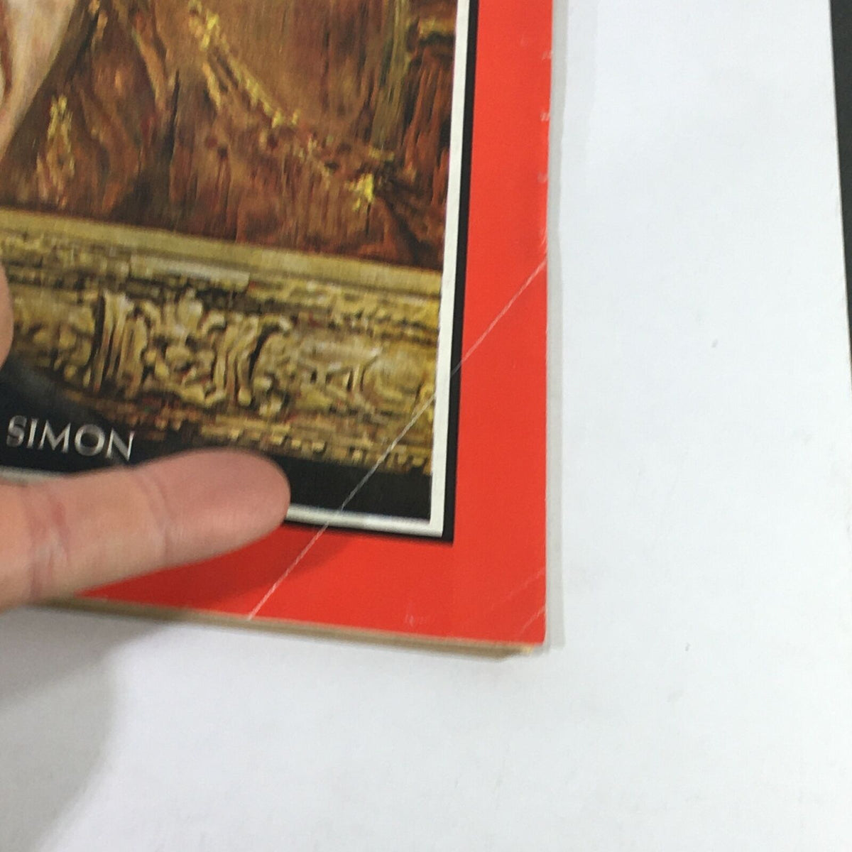 Detailed view of the June 4, 1965 issue of Time Magazine showcasing Norton Simon's portrait and the magazine's title. This vintage publication reflects historical significance and artistic themes.