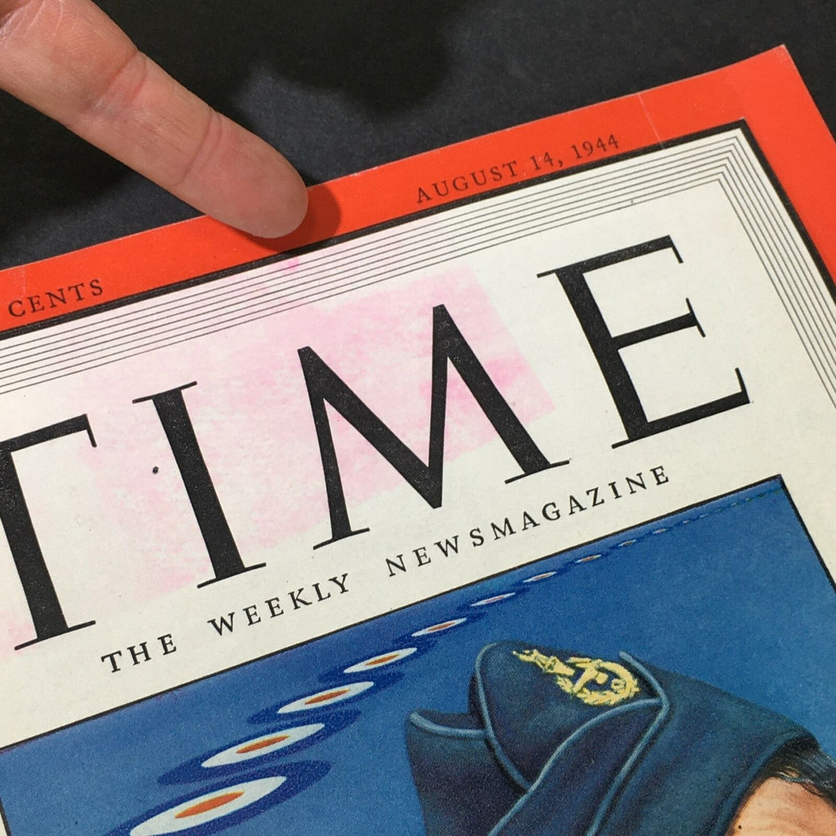 Vintage Time Magazine Vol. 44 #7 August 14 1944 - Air Marshal Sir Arthur Coningham