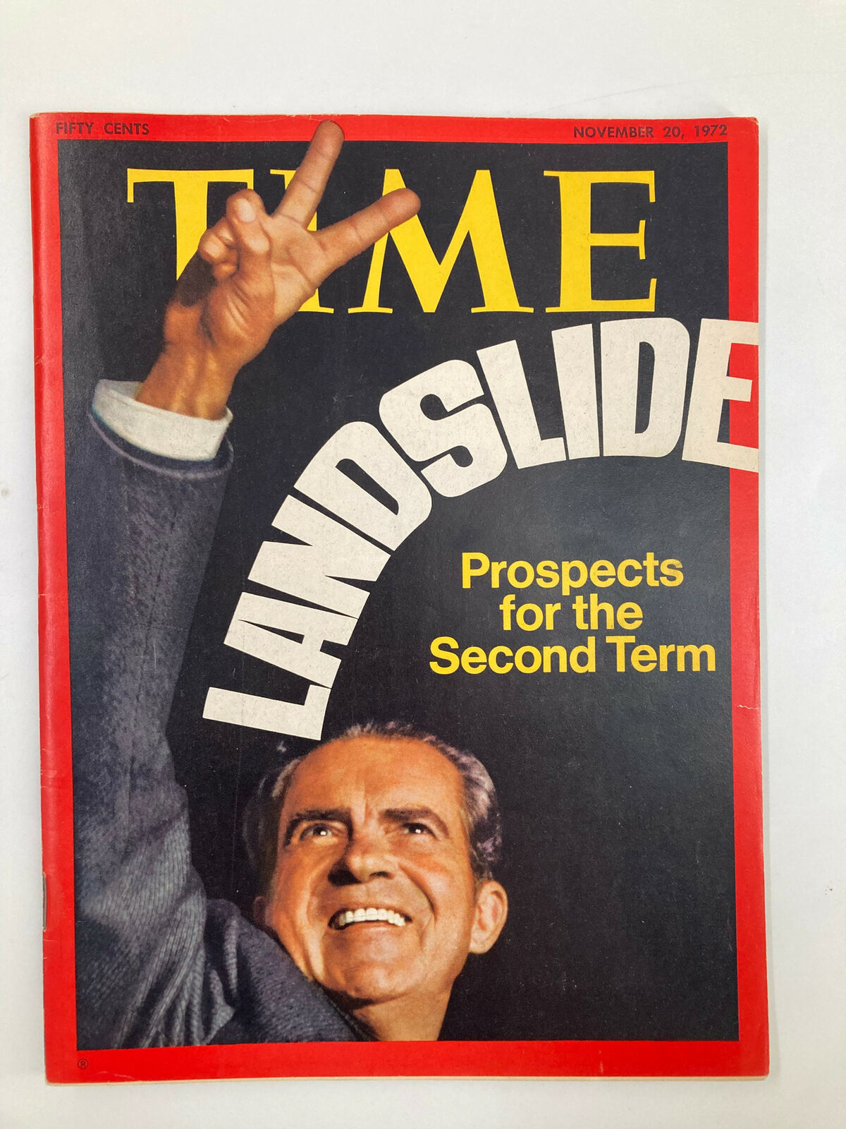 Vintage Time Magazine November 20 1972 Richard Nixon for the Second Term No Label