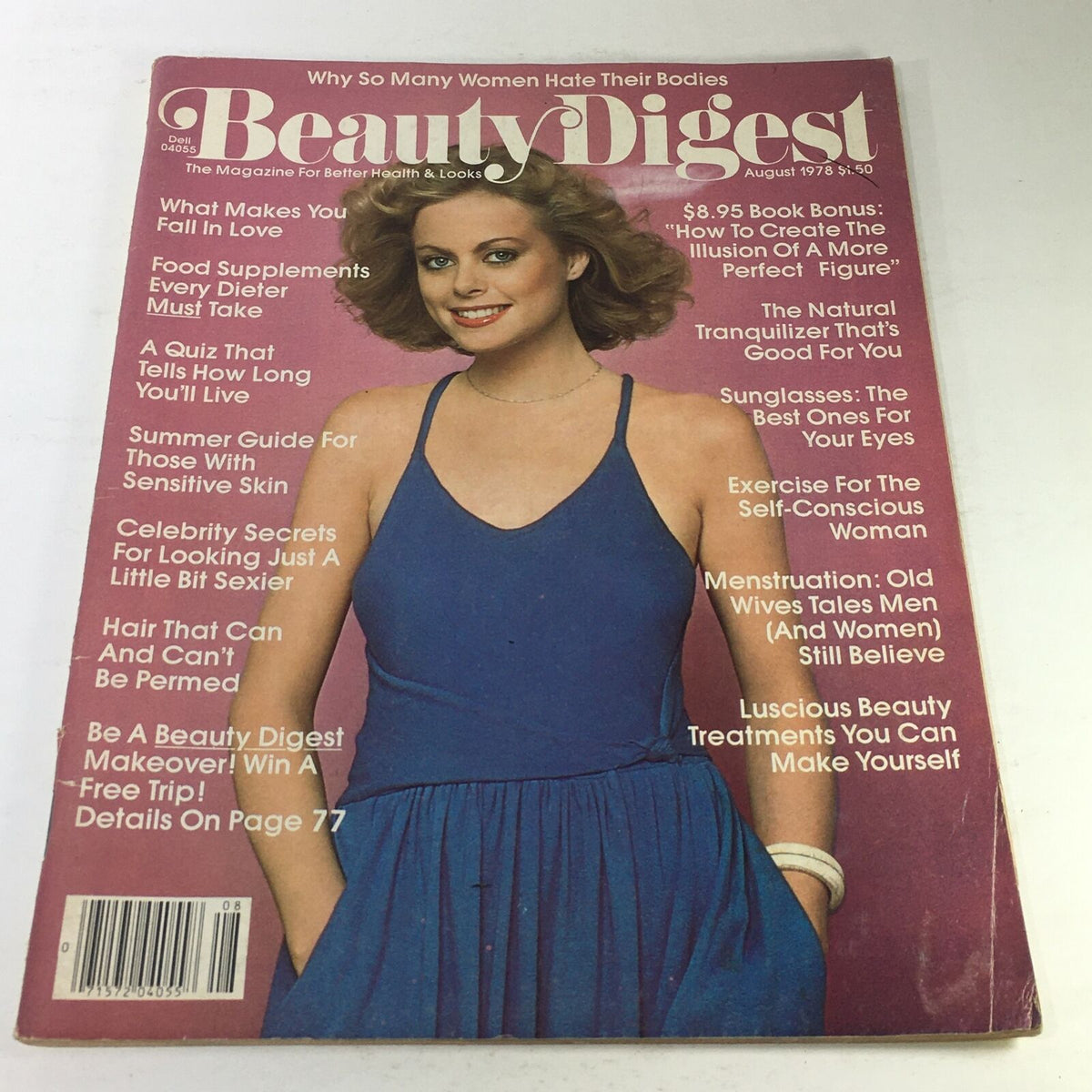 Vintage Beauty Digest Magazine: August 1978 - For Better Health & Looks No Label