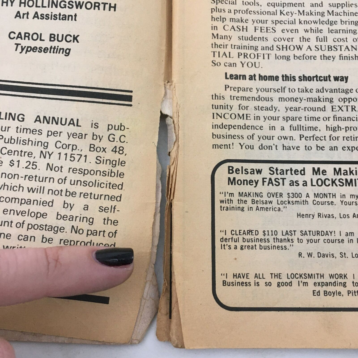 Image of another page from WWF Wrestling Magazine Spring 1980 featuring text about financial opportunities, showcasing the variety of content in this vintage magazine.