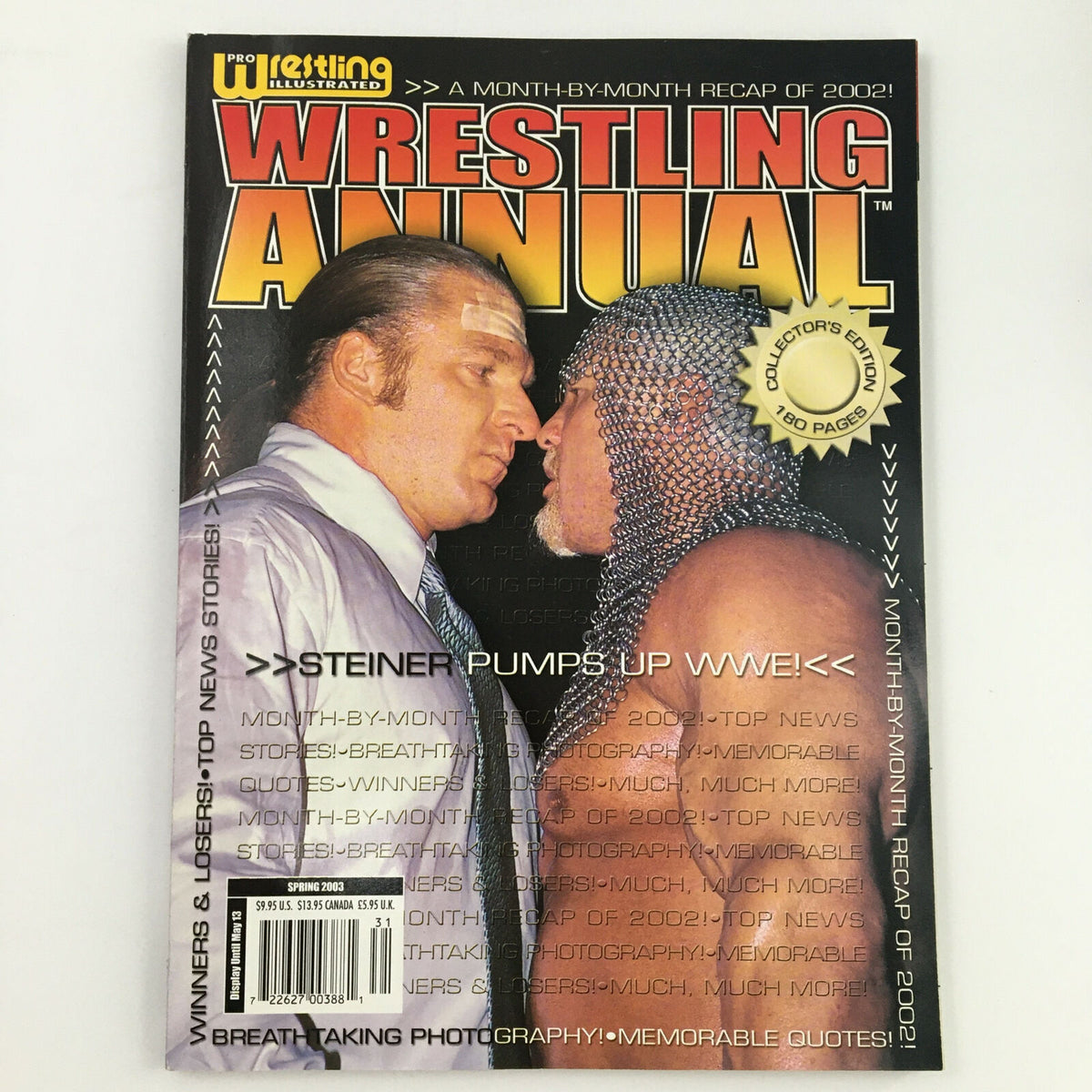 Pro Wrestling Illustrated Magazine Spring 2003 Triple H & Steve Austin