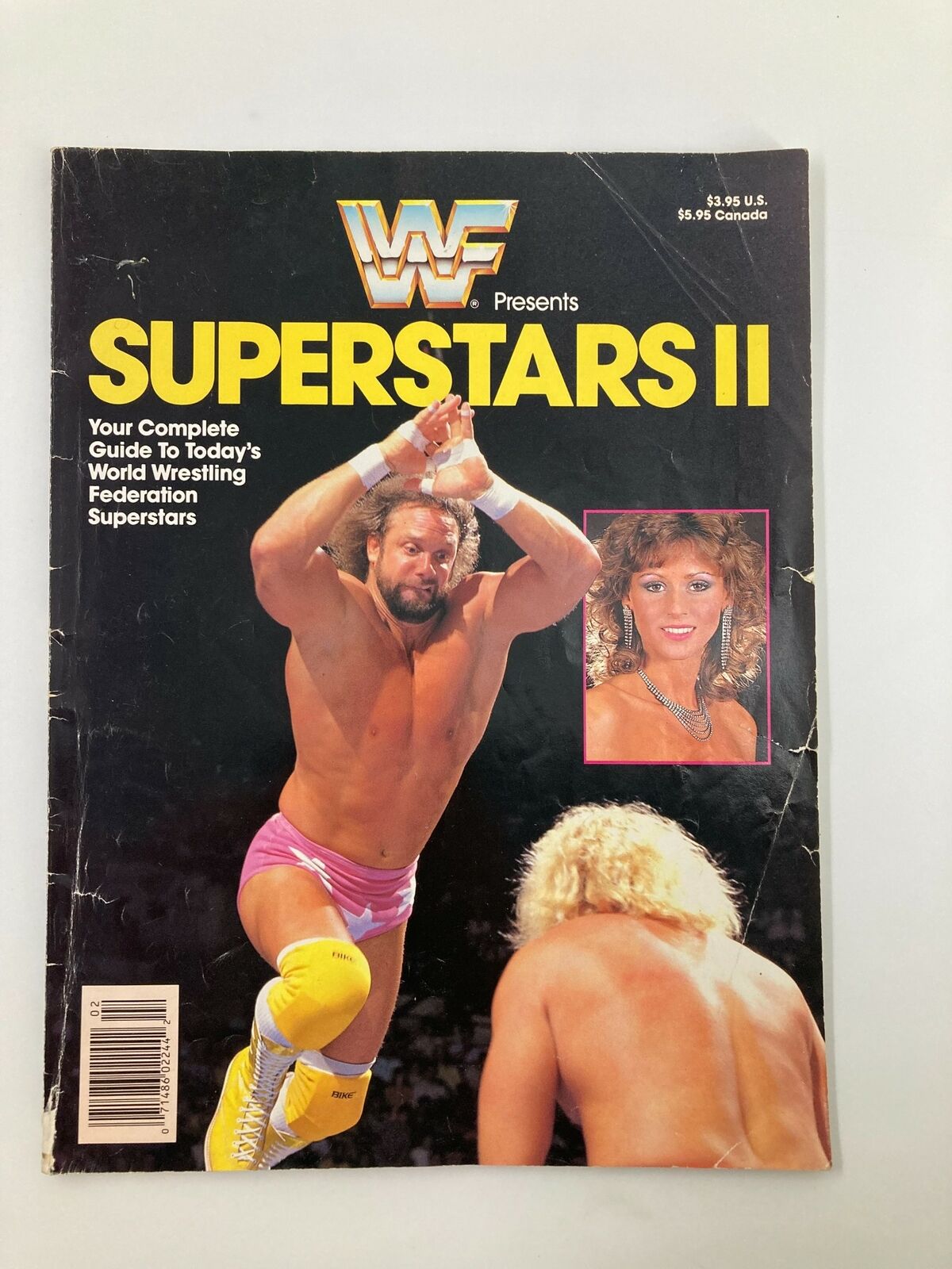 The World Wrestling Federation Presents Superstars II 1987 Hulk Hogan magazine cover featuring vibrant imagery of wrestling action and iconic wrestlers, showcasing notable styles of the era with details of wrestling maneuvers and characters.