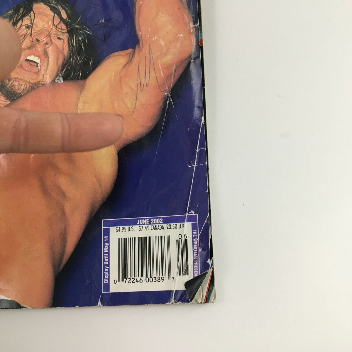Back cover of Inside Wrestling Magazine June 2002, showing pricing and publication details.