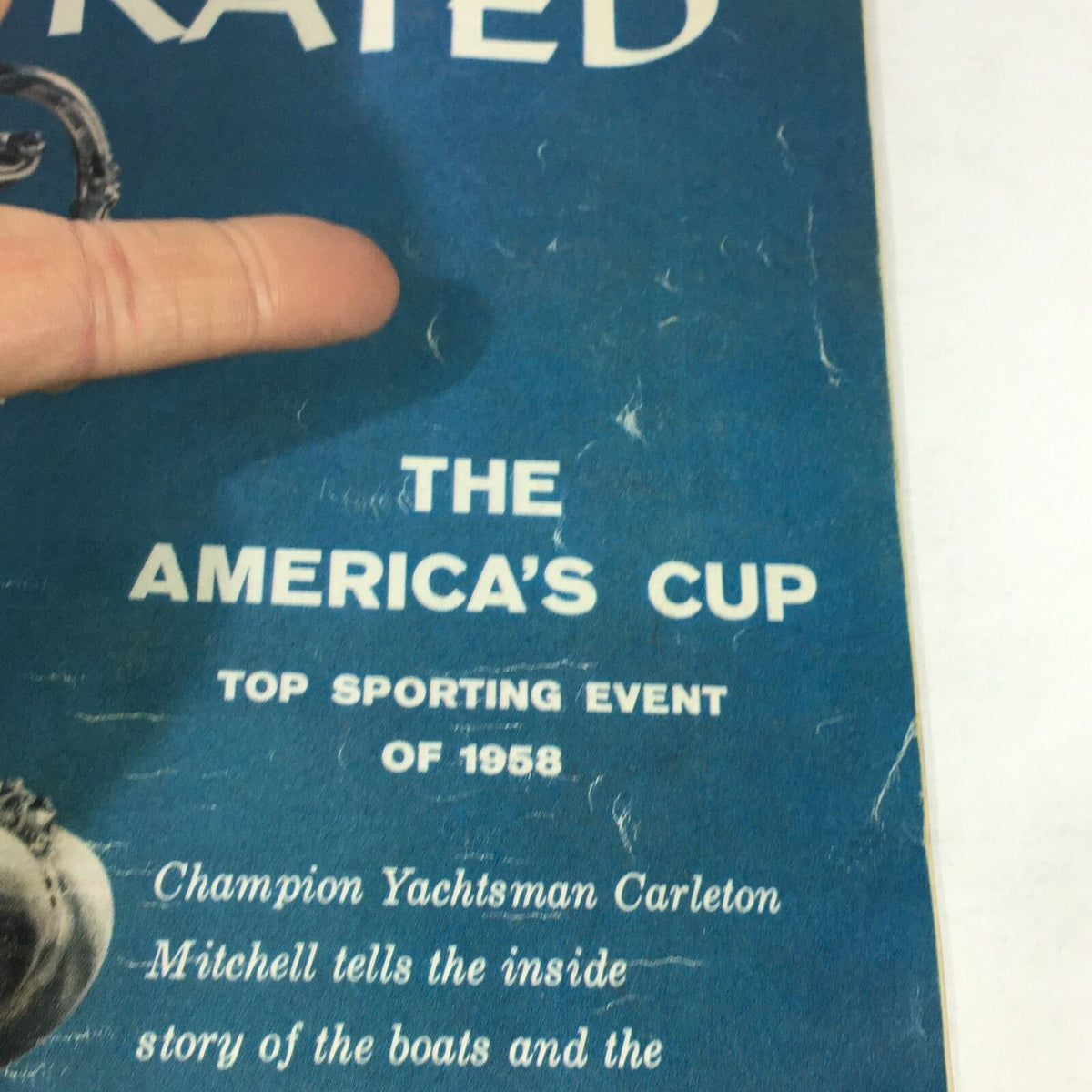 Vintage Sports Illustrated Magazine May 12 1958 - The America's Cup 1958 Event