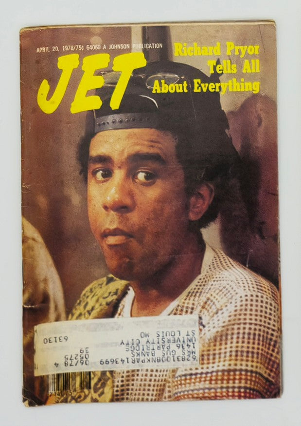 Vintage Jet Magazine April 20 1978 Richard Pryor Tells All About Everything
