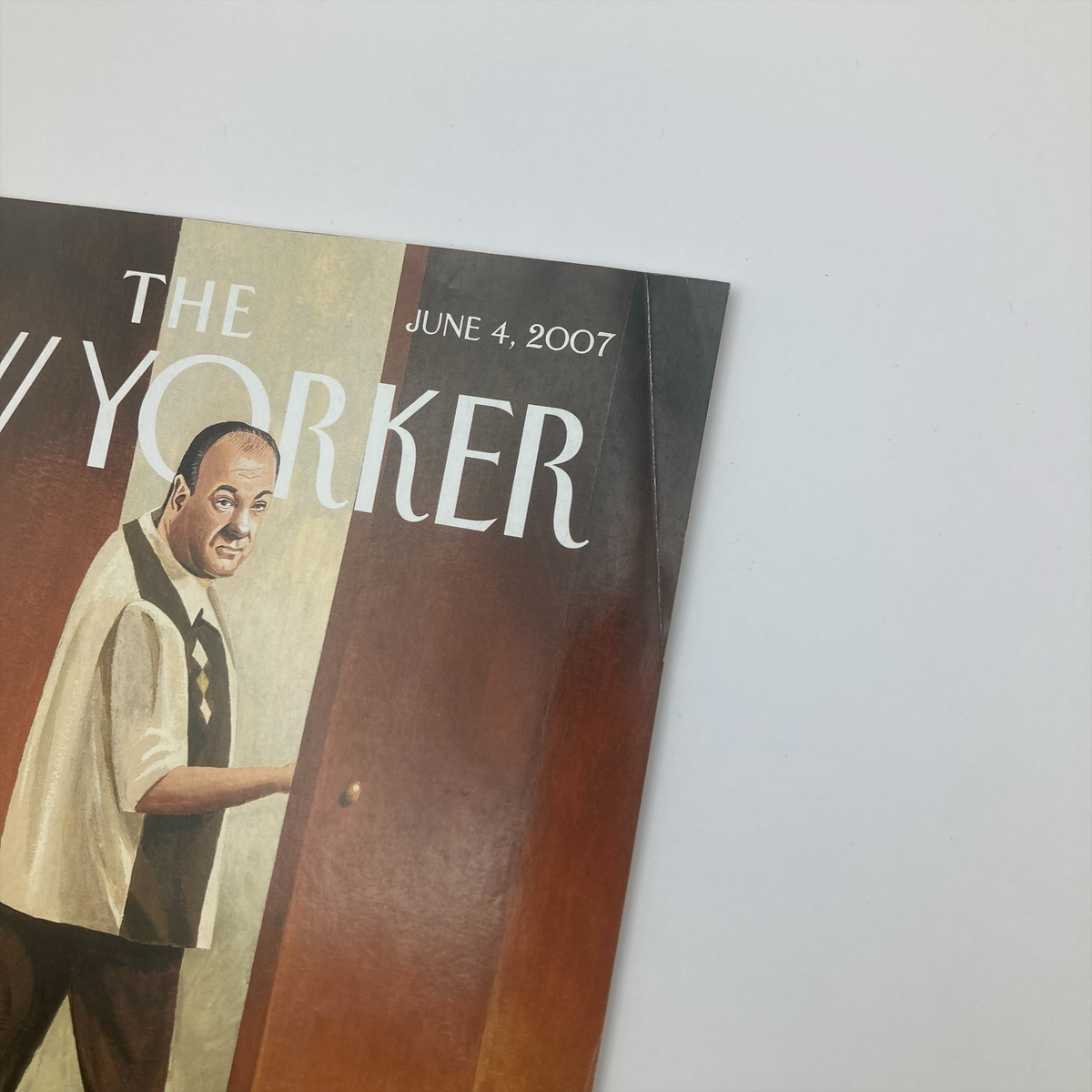 Cover image of The New Yorker Full Magazine June 4 2007 featuring the artwork 'Last Exit' by Mark Ulriksen, showcasing a man opening a door.