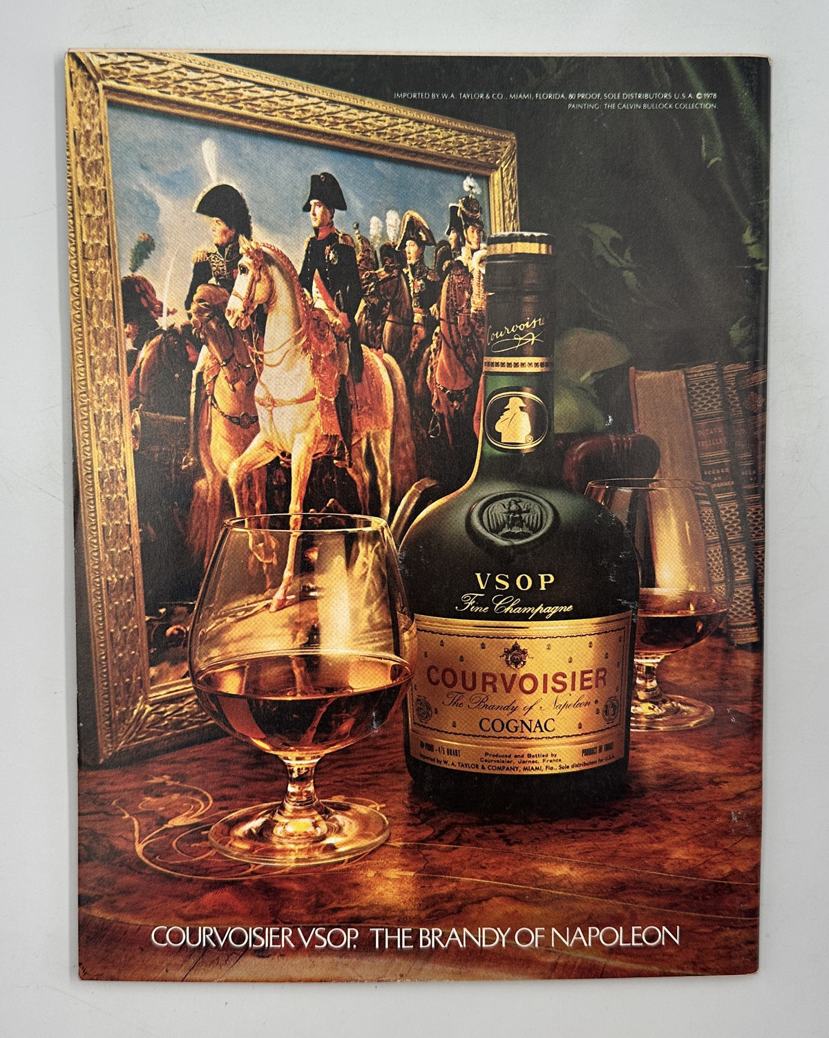 The New Yorker Magazine March 16, 1981 Rural Farmhouses Gretchen Dow Simpson Cover featuring a Courvoisier VSOP cognac advertisement with a historic painting and brandy glass.