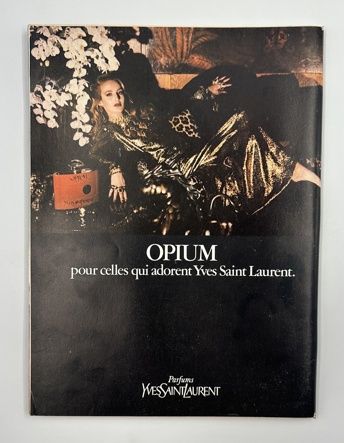 The New Yorker Magazine November 16, 1981 Green Apple Basket Donald Reilly Cover VG, interior Yves Saint Laurent Opium perfume advertisement.