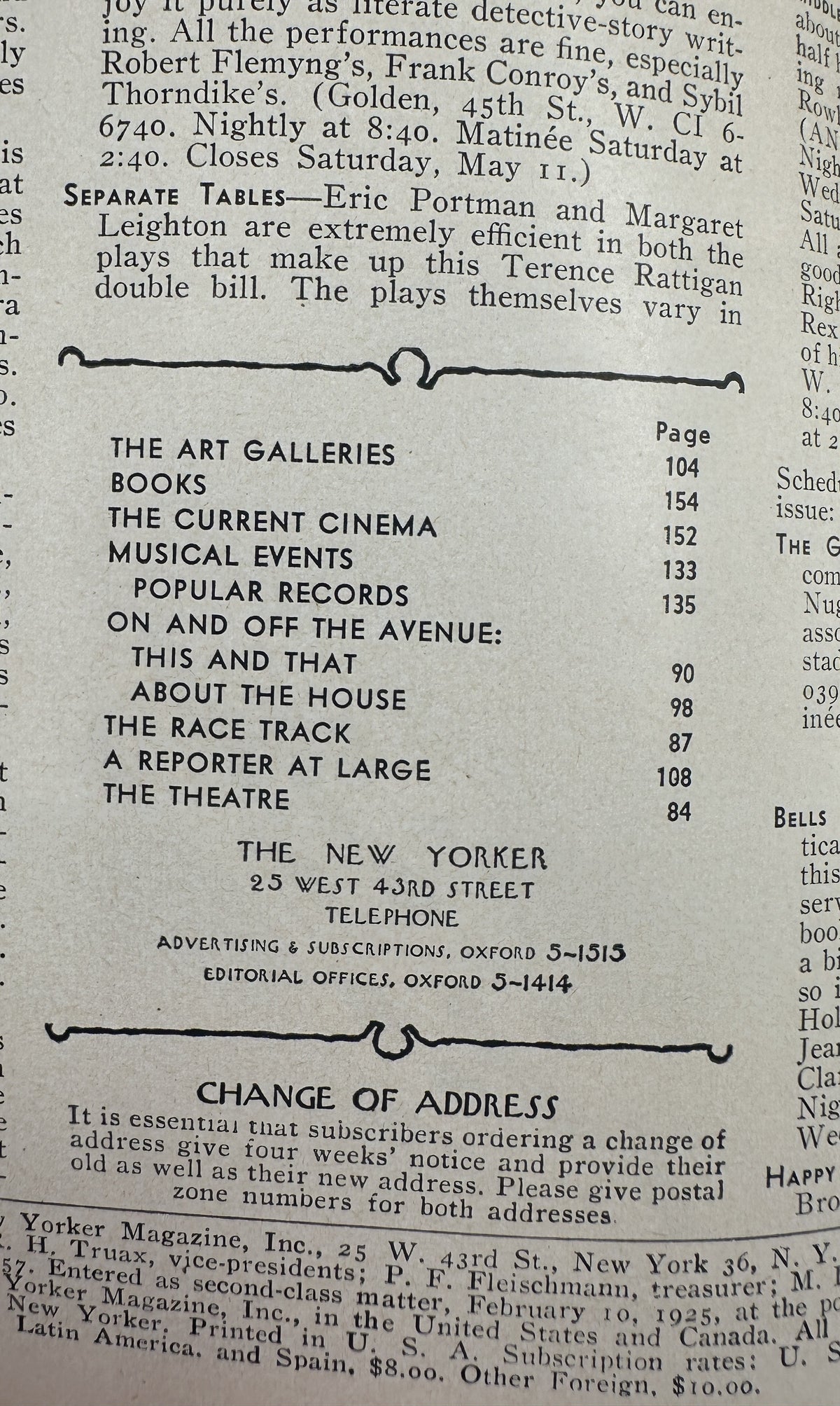 The New Yorker Magazine May 11, 1957 Horse Show Ilonka Karasz Cover