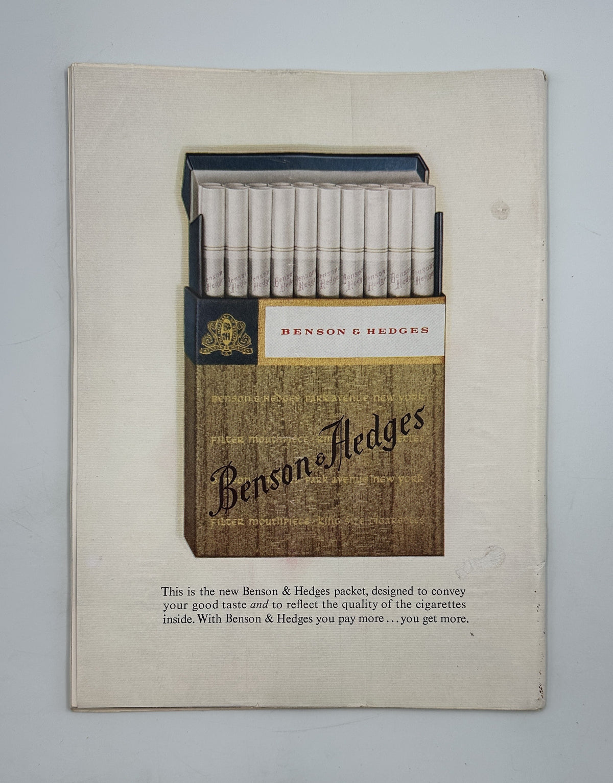 The New Yorker Magazine June 17, 1961 Garbage Collection Street Arthur Getz Cover opened to a vintage Benson & Hedges cigarettes advertisement.
