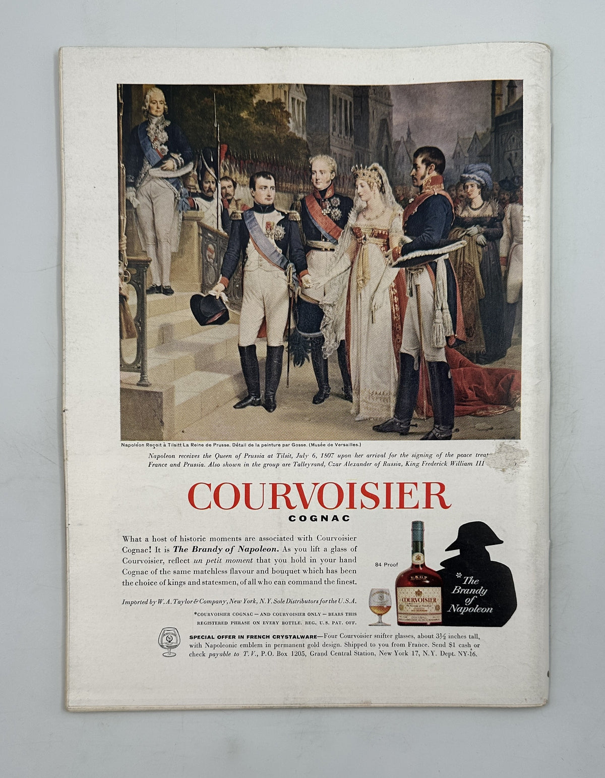 The New Yorker Magazine April 1, 1961 Family Easter Bunnies Peter Arno Cover interior Courvoisier cognac vintage advertisement