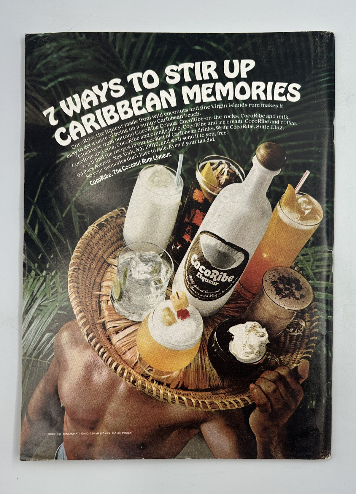 The New Yorker Magazine June 11, 1979 Central Park Bridge Charles Martin Cover VG, featuring a vintage Caribbean beverage advertisement
