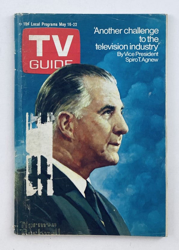 TV Guide Magazine May 16 1970 #894 Spiro T. Agnew Cleveland Ed.
