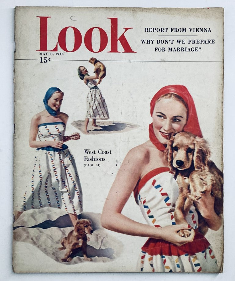 Look Magazine May 11 1948 Vol 12 No. 10 West Coast Fashions No Label