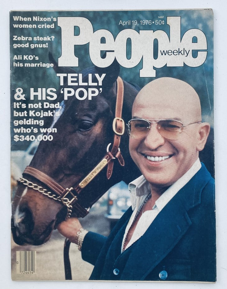 Vintage People Weekly Magazine April 19 1976 Vol 5 No. 15 Telly Savalas No Label