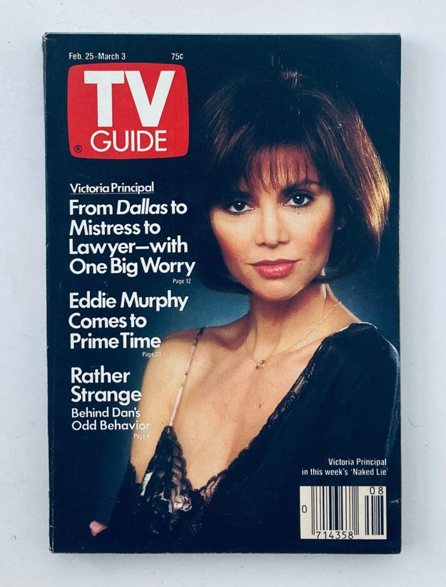 TV Guide Magazine February 25 1989 Victoria Principal Providence Ed. No Label