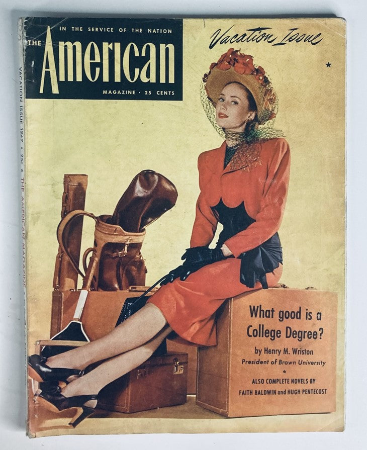 Vintage The American Magazine Summer 1947 Vol 143 #5-A Carolyn Cross No Label