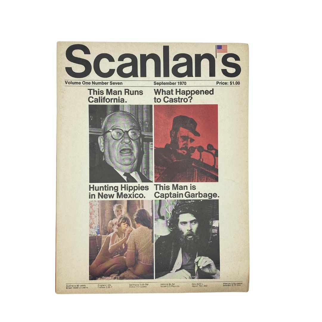 Scanlan's Magazine September 1970 Vol 1 No. 7 Fidel Castro No Label