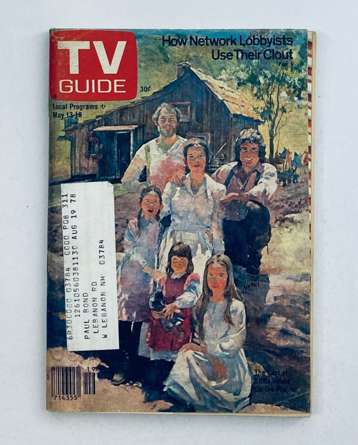 TV Guide Magazine May 13 1978 #1311 featuring Michael Landon on the cover with a group portrait of the cast of Little House on the Prairie, showcasing classic television history.