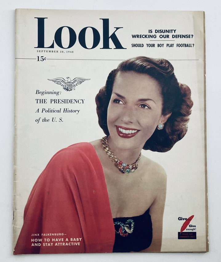 VTG Look Magazine Sept 1948 Jinx Falkenburg
