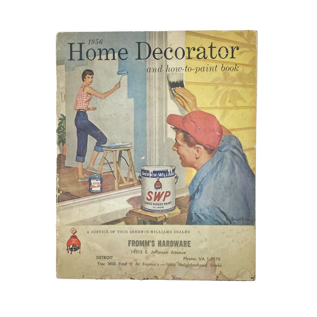 Vintage 1956 Home Decorator and How-To-Paint Book