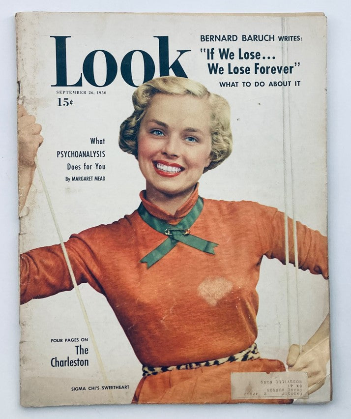 Vintage Look Magazine September 26 1950 Vol 14 No. 20 Cover Girl Dorothy Grover