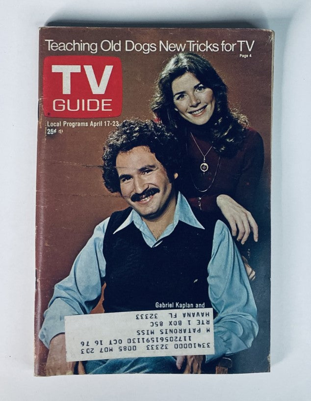 TV Guide Magazine April 17 1976 #1203 Gabriel Kaplan & Marcia Northern-FL Ed.
