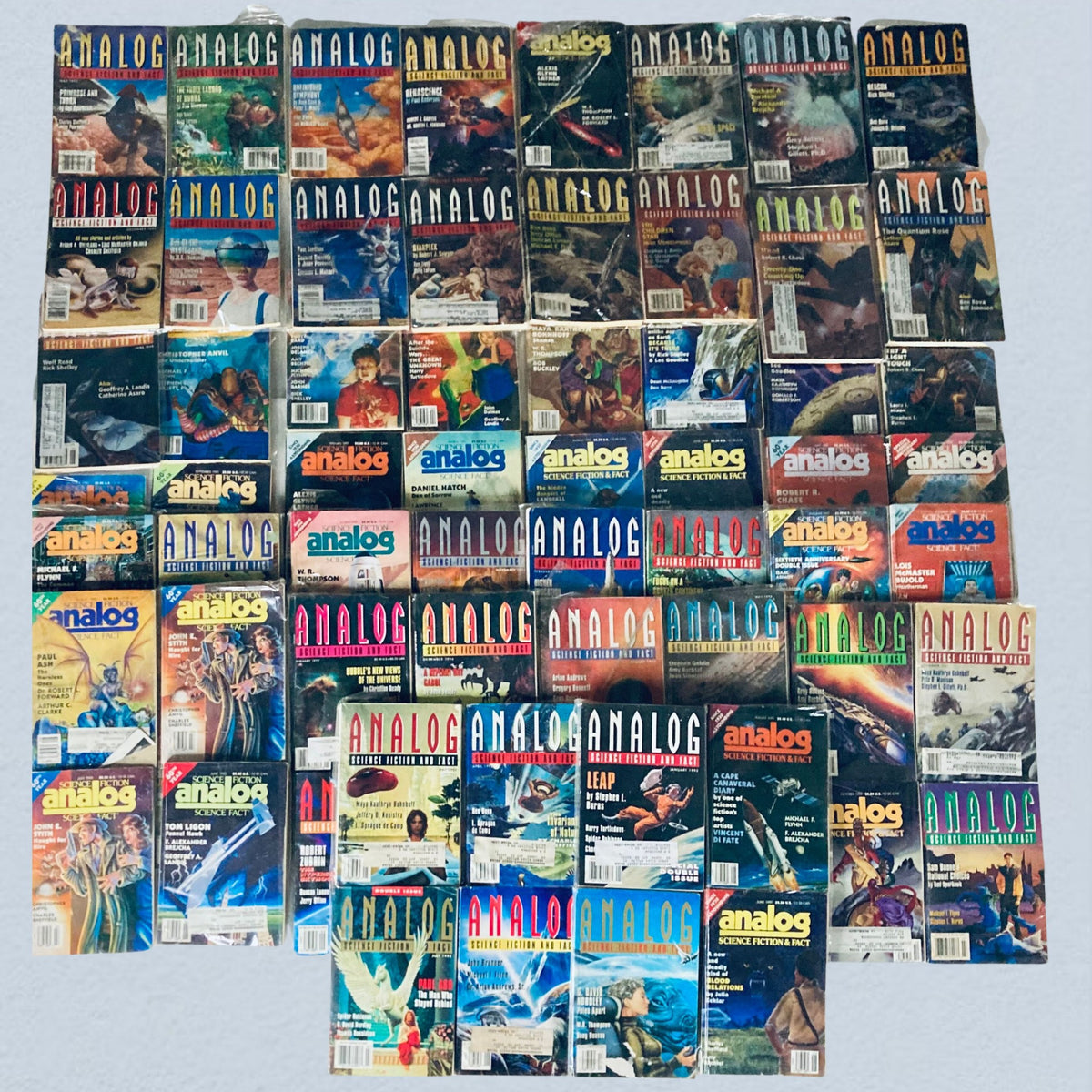 Vintage Analog Science Fiction and Fact Magazine Lot of 76 1990s