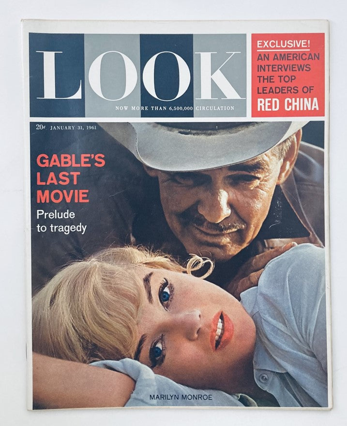 1961 Look Mag: Gable & Monroe