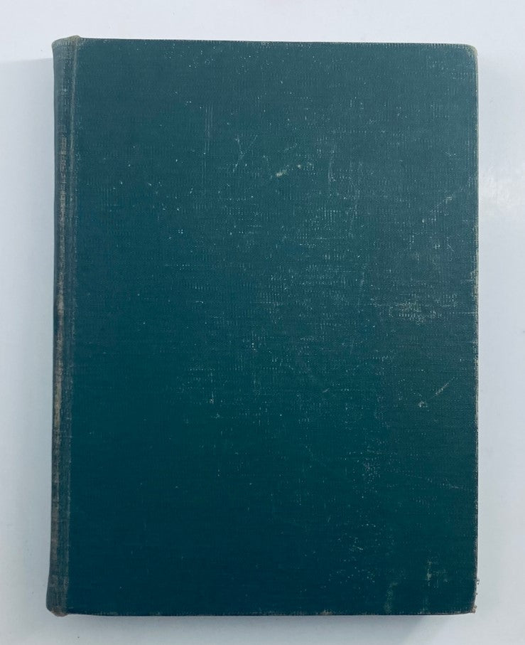 VTG 1953 Bound Life Magazine January - February Weekly Issue, showing the weathered green cover with texture details, ideal for collectors of vintage publications.