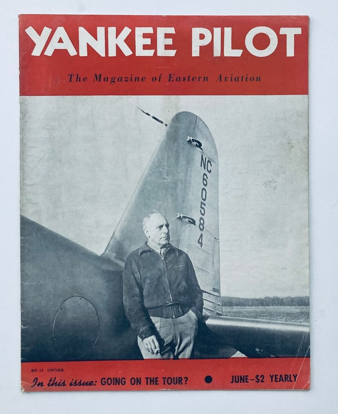 Cover of VTG Yankee Pilot Magazine June 1946, Volume 6 Number 5, featuring an aviation-themed image and the title in bold lettering at the top.