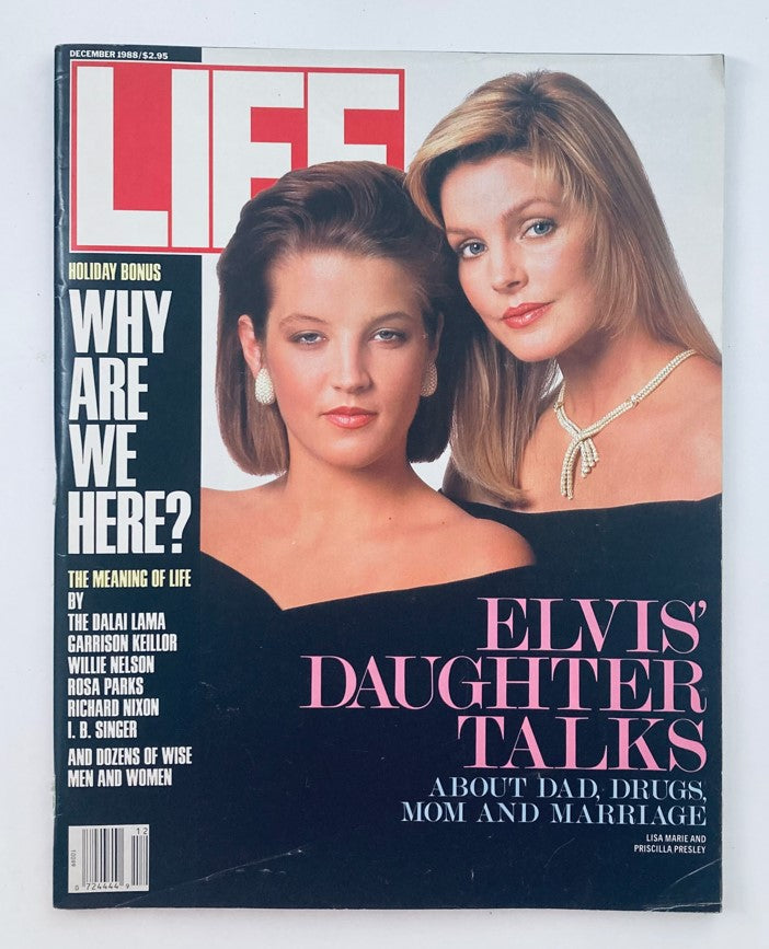 VTG Life Magazine December 1988 featuring Lisa Marie Presley on the cover, discussing her experiences in the spotlight.