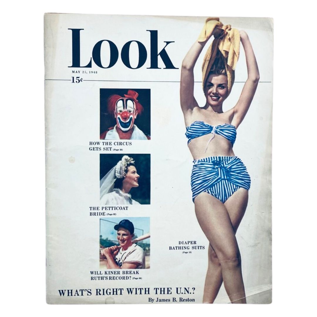 Look Magazine May 25 1948 Vol 12 No. 11 MLB Ralph Kiner No Label