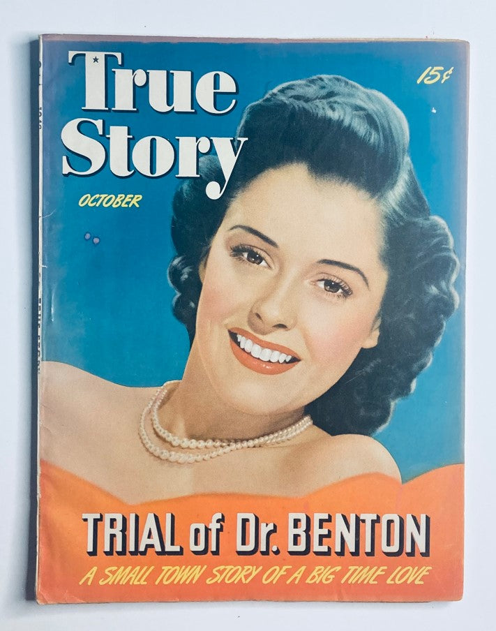 Vintage True Story Magazine October 1943 Vol 49 No. 3 Trial of Dr. Benton No Label