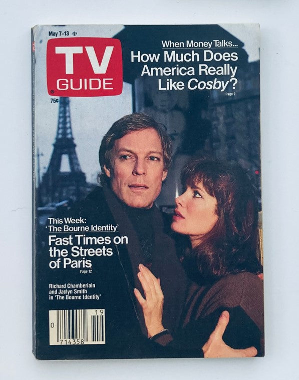 Cover of TV Guide Magazine May 7 1988 featuring Richard Chamberlain, showcasing a nostalgic glimpse into the television landscape of the late 80s.