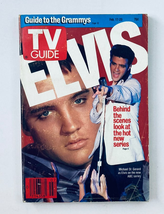 TV Guide Magazine February 17 1990 Elvis Presley NY Metro Ed. No Label