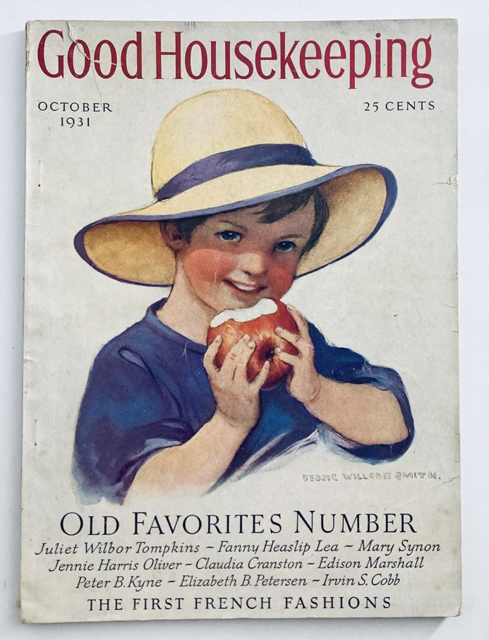 Vintage Good Housekeeping Magazine October 1931 The First French Fashions No Label