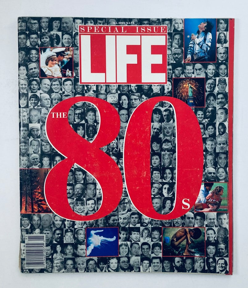 VTG Life Magazine Fall 1989 Vol 12 No. 12 The 80's Those Were The Days cover featuring a collage of faces and vibrant red typography.
