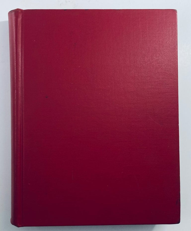 Vintage 1966 Bound Life Magazine red cover showcasing the October to December weekly issues, perfect for collectors and history enthusiasts.