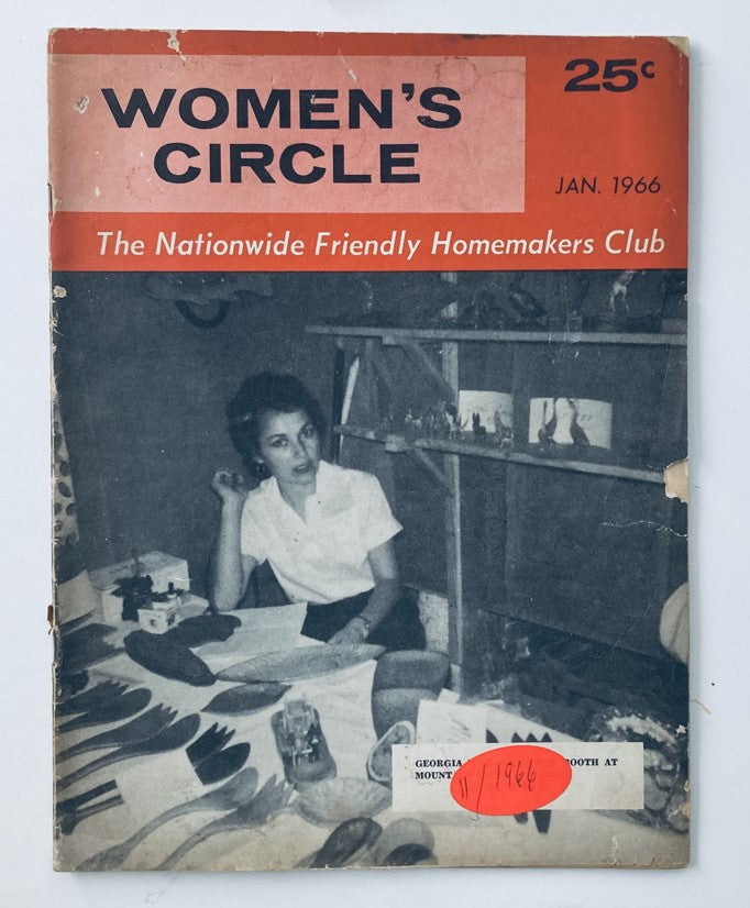 Vintage Women's Circle Magazine January 1966 Vol 7 No. 12 Down Memory Lane No Label