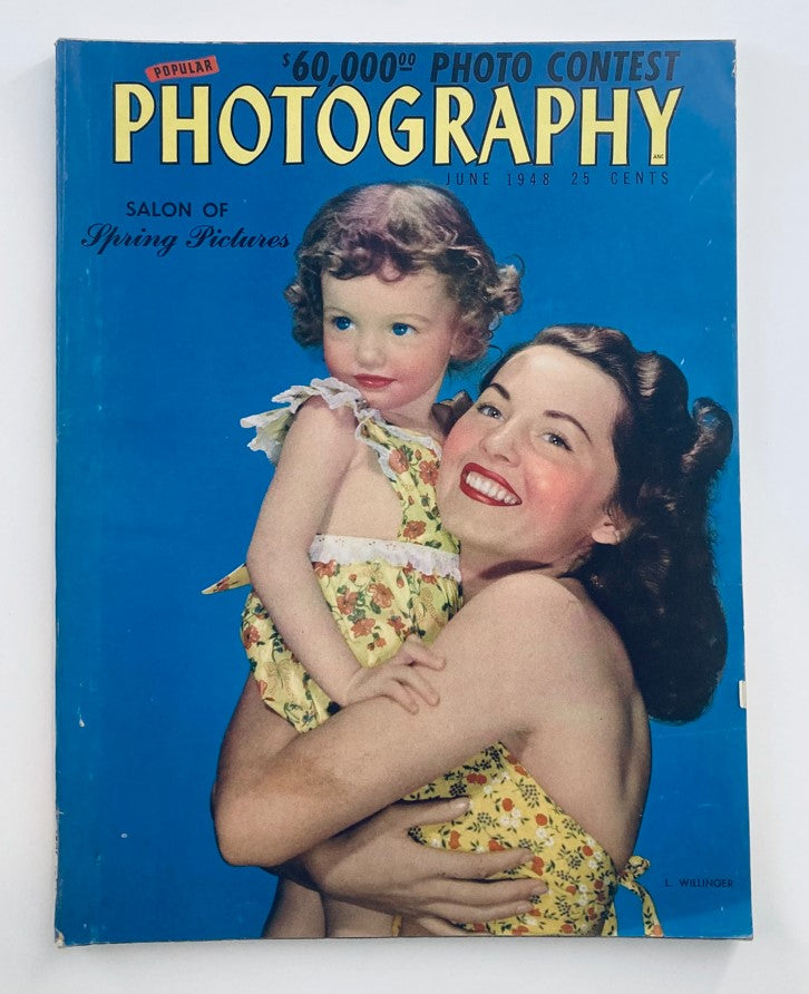 Vintage Popular Photography Magazine June 1948 Vol 22 #6 Spring Pictures No Label