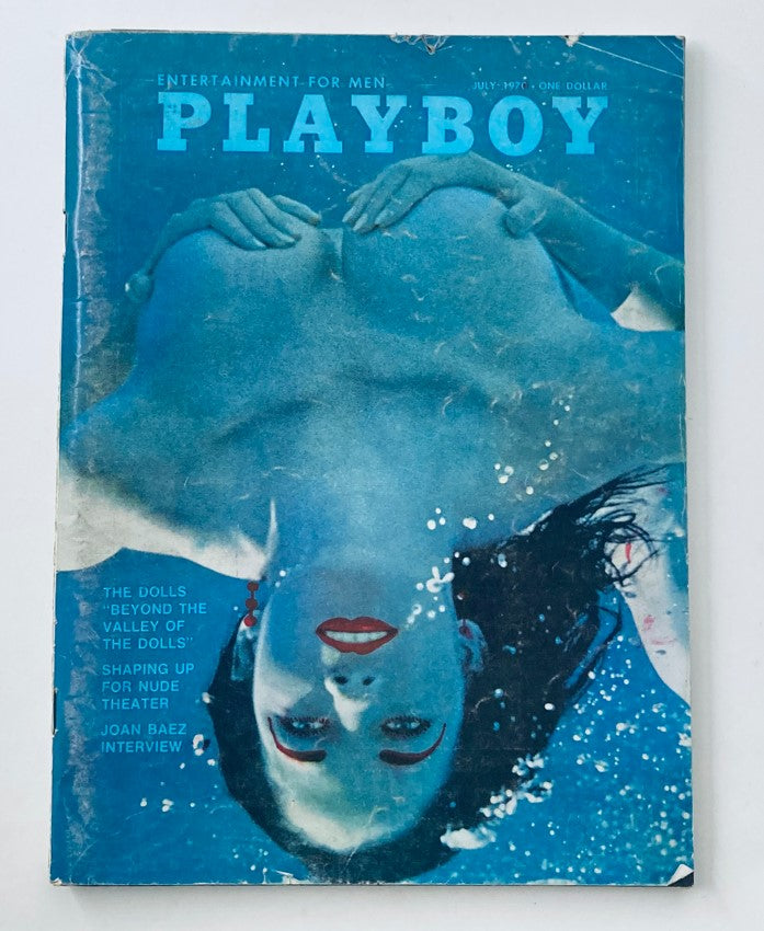 Vintage Playboy Magazine July 1970 Playmate Carol Willis w Centerfold No Label