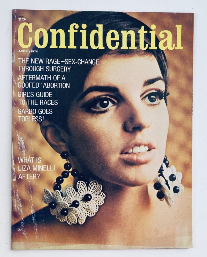 Vintage Confidential Magazine April 1970 Vol 18 No. 4 Liza Minelli No Label