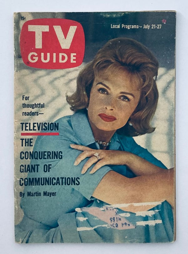 TV Guide Magazine July 21 1962 #486 featuring Donna Reed on the cover, showcasing vintage television memorabilia.