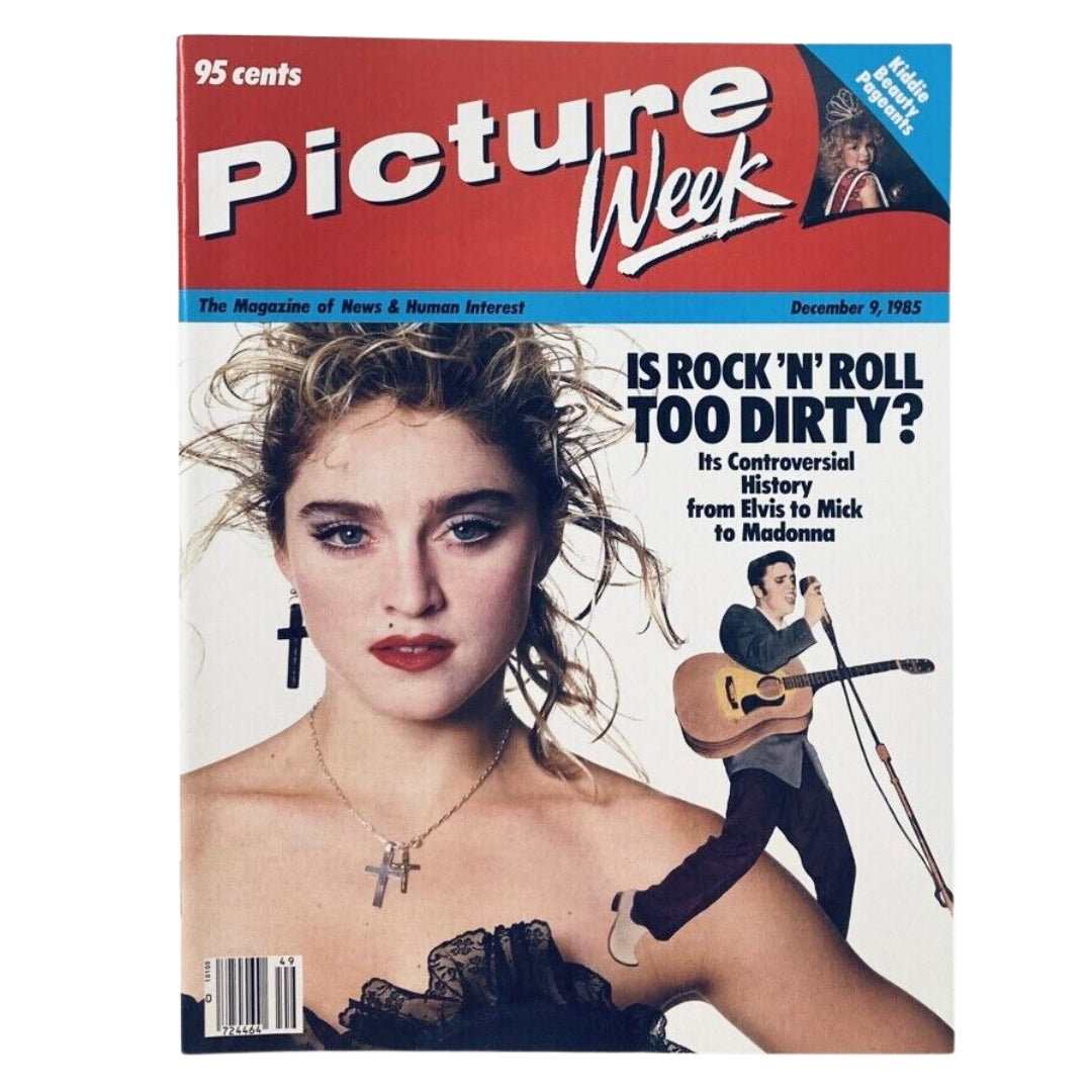 Picture Week Magazine December 9 1985 Madonna & Elvis Presley No Label VG