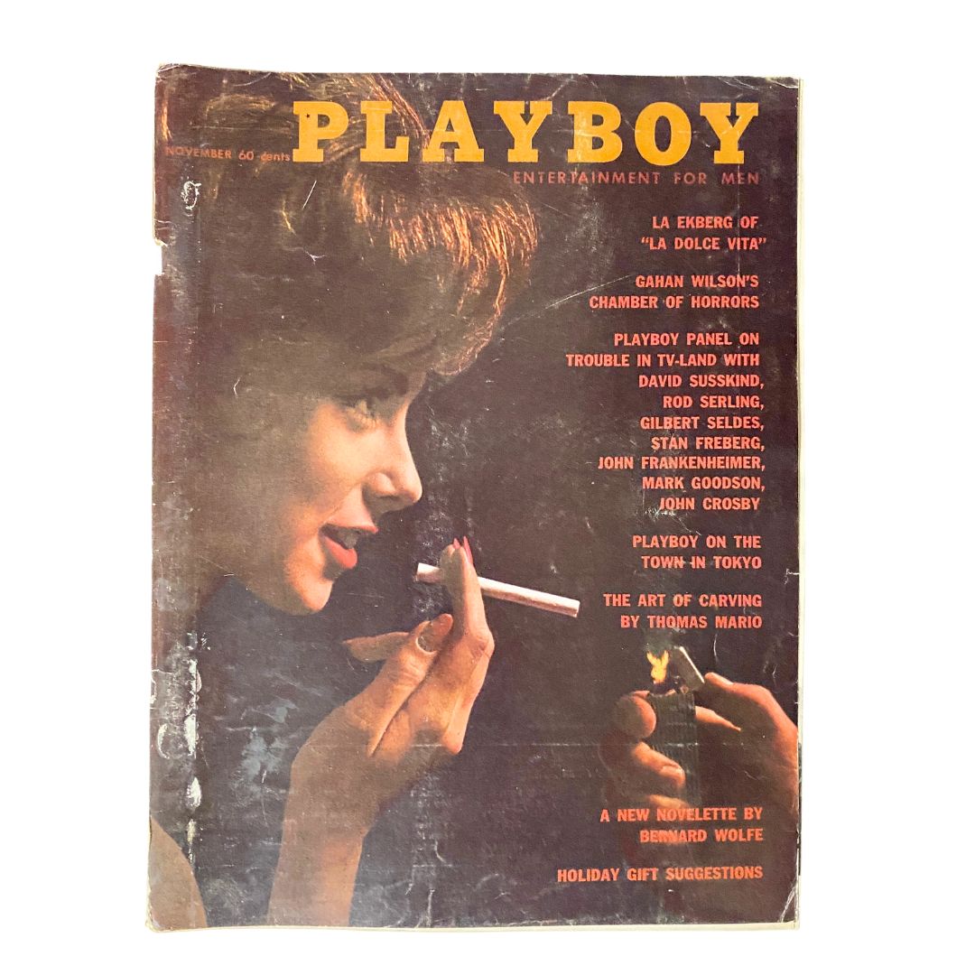 VTG Playboy Magazine November 1961 featuring Playmate Dianne Danford on the cover, showcasing classic pin-up culture.